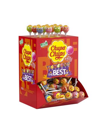 Bo te pr sentoir Sucettes CHUPA CHUPS The Best - 150 pi ces
