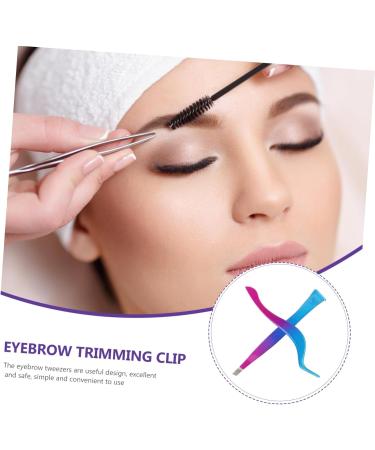 1 Set Eyelash Curler Eyebrow Tweezers for Home Tweezers for Facial Hair Beauty Tools Fiber Grip Tweezers for Lash Extensions Small Eyebrow Tweezers Aldult Auxiliary Miss Metal - Buy Online on GoSupps.com