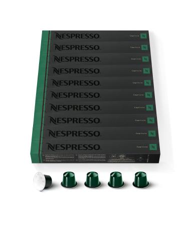 Nespresso Nespresso Original 100 Capriccio Capsules Intensity 5 For Espresso & Cappuccino Milk Recipe (10 packs of 10)