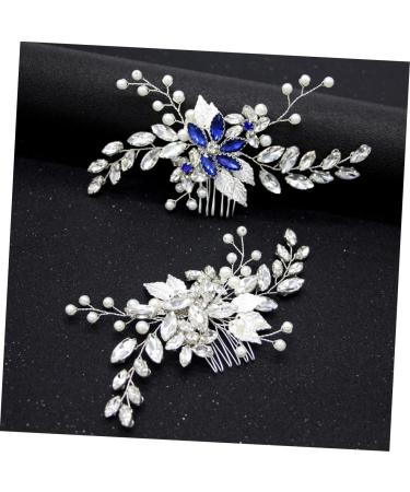 FRCOLOR Set of 3 Hair Accessories Wedding Hair Accessories Rhinestone Hair Pins Rhinestone Headpiece Tiara Comb Headwear for Women Manual Accessories Bride - Buy Online on GoSupps.com