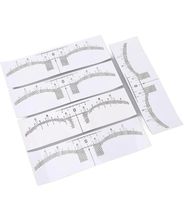 Eyebrow Ruler Stencils Eyebrow Mapping Sticker Microblading Measuring Shaper Tool 100 Pack for Brow Extensions for All Face Shapes - Buy Online on GoSupps.com