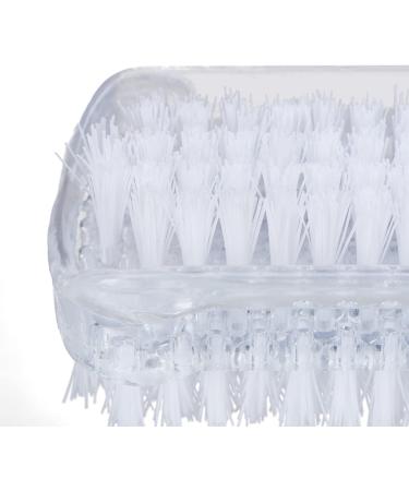 Buy Relaxdays Nail Brush Set of 8 - Double-Sided Hand Brushes with Hard Bristles - Transparent - International Shipping Available - Buy Online on GoSupps.com