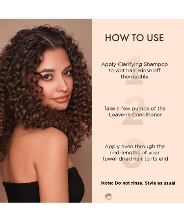 MOEHAIR Combo: Clarifying Shampoo & Leave-In Conditioner | Scalp Detox | Hydrating Paraben & Sulfate Free - 12 Fl. Oz Each - Buy Online on GoSupps.com