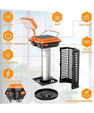 Homesuit Electric Mosquito Lamp - Automatic Outdoor Insect Destroyer & Fly Trap | Best Mosquito Zapper for Gardens & Patios - Buy Online on GoSupps.com