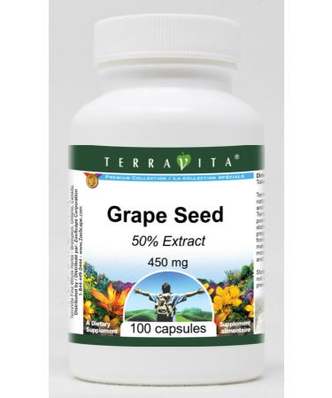 Grape Seed 50% - 450 mg (100 Capsules ZIN: 520337) - 3 Pack