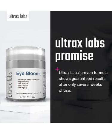 Ultrax Labs Eye Bloom: Under Eye Cream for Wrinkle Repair, Puffiness, Dark Circles and Bags - Buy Online on GoSupps.com