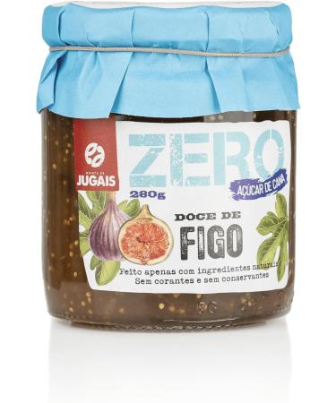  Quinta de Jugais Fig jam with no added sugar no cane sugar all-natural ideal for breakfast snacks and desserts 280g Gourmet | Fresh Fruit Jam - Buy Online on GoSupps.com