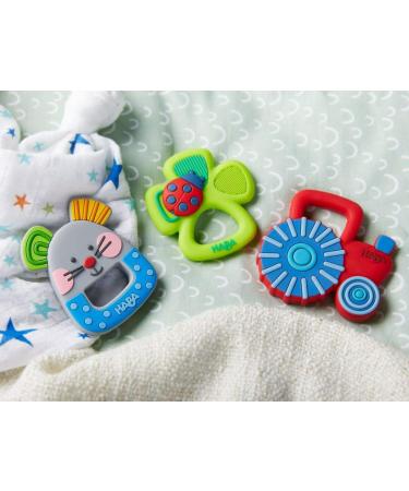 HABA Lucky Shamrock Silicone Teether & Clutching Toy - Safe & Fun Teething Solution - Buy Online on GoSupps.com