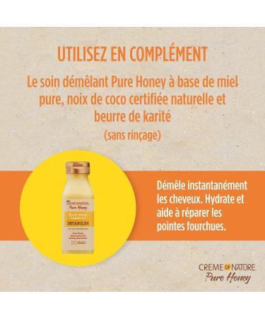 Creme of Nature Knot Away Leave-in Detangler - Pure Honey, Coconut Oil, Shea Butter - 8 oz - Buy Online on GoSupps.com