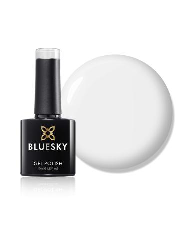 Bluesky Gel Nail Polish Studio White 80526 French French Manicure Light White Long Lasting Chip Resistant 10 ml (Requires Drying Under UV LED Lamp) Studio White 10 ml (Pack of 1)
