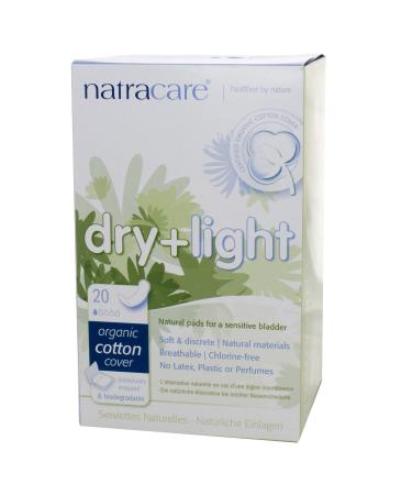 Natracare Dry and Light Natural Pads for a Sensitive Bladder - 20 Pads