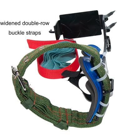 Litong 2 Pack Tree Climbing Gears  Adjustable Tree Climbing Spikes with Harness Belt and Non-Slip Pedal  304 Stainless Steel Tree Climbing Tool for Picking Fruit  Outdoor Sports. - Buy Online on GoSupps.com