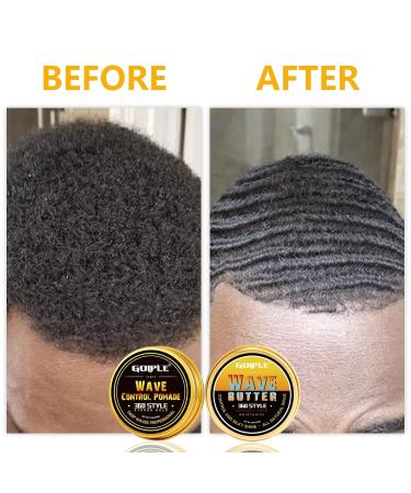 360 Wave Shampoo & Pomade Set | Strong Hold Wave Cream Curved Brush & Silky Durags for Men - International Shipping Available - Buy Online on GoSupps.com