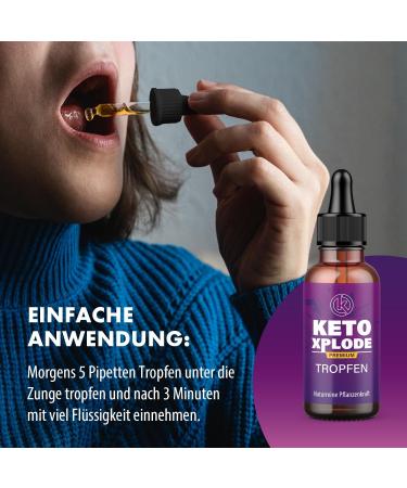 Ketoxplode Drops | Pure Natural Plant Power | Weight Loss Support for Men & Women | 10 ml - Buy Online on GoSupps.com