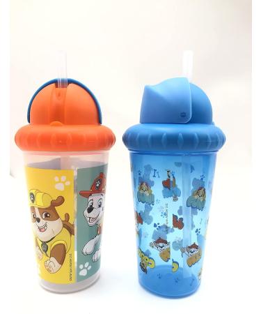 Cudlie Accessories Paw Patrol Boy 10 oz Sippy Cups, 2 Pack - BPA Free Blue, Pop up Straw, Easy Close Lid (FD51250) - Buy Online on GoSupps.com