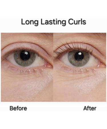 Eyelash Curler with Silicone Pad Stainless Steel Ergonomic Handles Strong Grip Long Lasting Perfect Curls & Lash Lifting Enlarges Eye Shape for All Eye Types Pro Makeup Tool for Women & Girls (White) - Buy Online on GoSupps.com