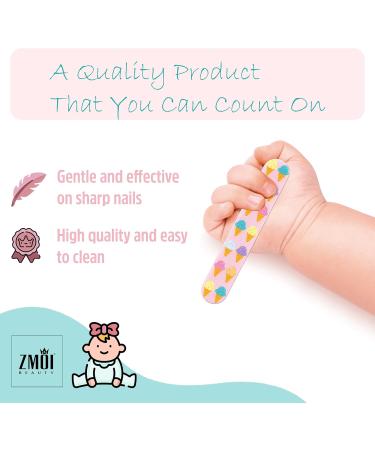 Baby Nail File - Colorful Mini Emery Board for Gentle Care | Safe Grooming Essentials for Babies & Toddlers - Buy Online on GoSupps.com