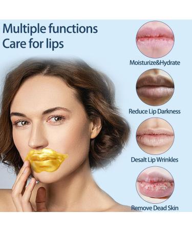32 Pairs 24K Collagen Eye & Lip Masks - Anti-Aging Under Eye Patches for Dark Circles & Lip Care Nourishing Treatment for Puffy Eyes & Wrinkles - Buy Online on GoSupps.com