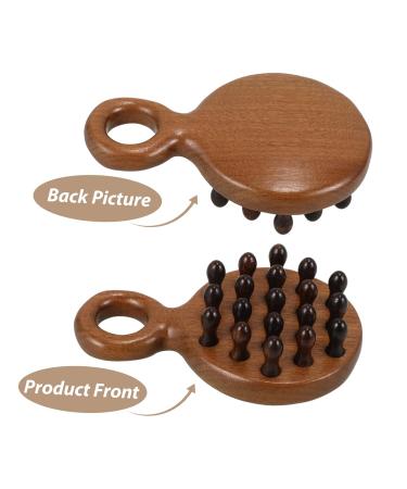 Plafope Wooden Comb - DESPRINGKAMM Wide Tooth Head Massage Tool for Women | No Static Portable & Comfortable - 12x8.3cm Brown - Buy Online on GoSupps.com