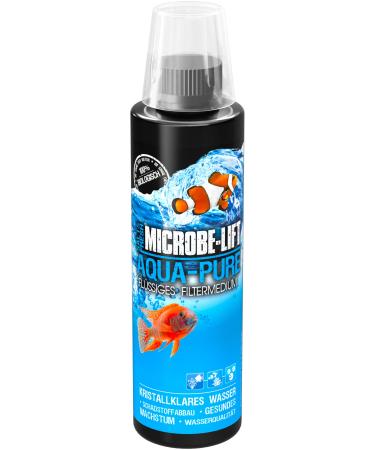 Microbe -Lift - Aqua Pure |Liquid water explorers against clouding for crystal clear water |100% naturally with bacteria |For sea water and fresh water aquarium |Contents: 236ml 236ml (8oz)