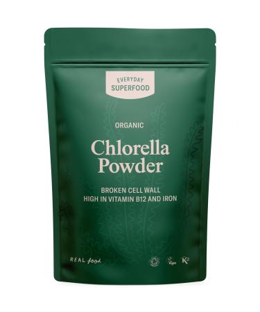 Organic Chlorella Powder 50g Everyday Superfood Broken Cell Wall Chlorella Ideal for Juice Smoothies and in Food Certified Organic Vegan and Kosher 50 g (Pack of 1) - Buy Online on GoSupps.com