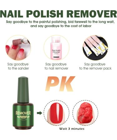 Gel Nail Polish Remover Super Fast Uv Gel Nail Polish Magic Nail Polish Varnish Remover Non-Irritating For Natural Soak Off Gel Nail Polish Remover Manicure Pedicure Nail Remover Cleaner (02) - Buy Online on GoSupps.com