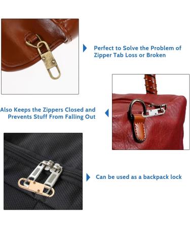Disasserno 5-Piece Zipper Replacement Set | Double-Sided Metal Zip Puller | Durable Zipper Repair Solution - International Shipping - Buy Online on GoSupps.com
