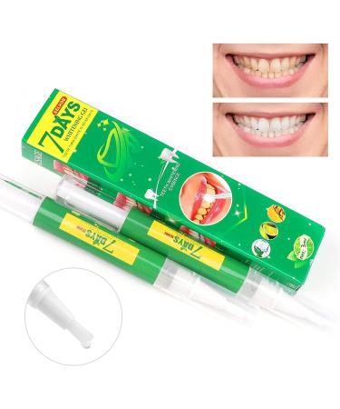 Natural Mint Teeth Whitening Pen for 30+ Uses - Effective & Sensitivity-Free (Green) - Buy Online on GoSupps.com