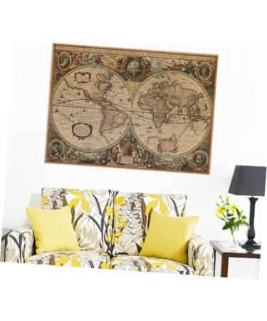 DOITOOL Vintage Wall Wall Decor Decals Wall Murals Wall Sticker Kraft Paper Printed Matter As Shown Medium - Buy Online on GoSupps.com