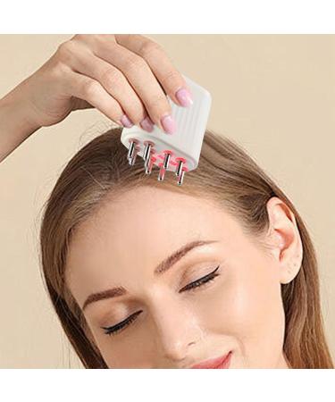 Mimoqk Vibrating hair oil applicator 2-in-1 hair oil applicator with a 6ml capacity scalp treatments hair growth massager 2.68x - Buy Online on GoSupps.com