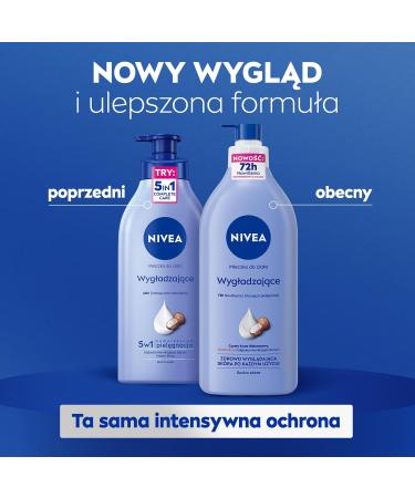 NIVEA Polish NIVEA 5in1 Complete Care Smoothing Body Melk met sheaboter met pomp 625 ml - Buy Online on GoSupps.com