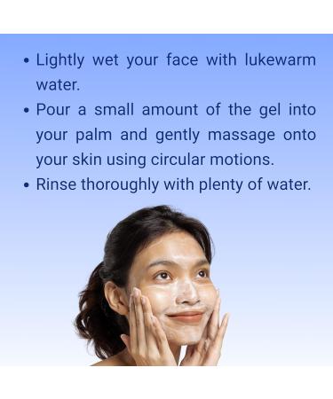 Eskaris Purifying Face Cleansing Gel Vitamin C & Aloe Vera Anti-Aging Daily Foaming Cleanser & Makeup Remover Soap-Free Face Wash Oil Control For All Skin Types 13.52 oz (400 ml) - Buy Online on GoSupps.com