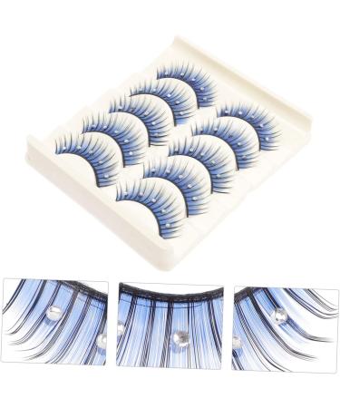 HONMEET 5 Pairs Cosplay Lashes Fake Eyelashes Reusable Black Eyelashes Rhinestone Eyelashes Natural False Eyelashes Soft Light Fake Lash Segmented False Eyelashes 5d False Eyelashes Fiber - Buy Online on GoSupps.com