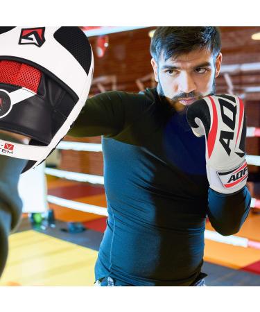 AQF BoxSack Gloves - Premium Boxing MMA & Kickboxing Leather Gloves for Men & Women | Ideal for Sparring Training & Speed Bag Work - Buy Online on GoSupps.com