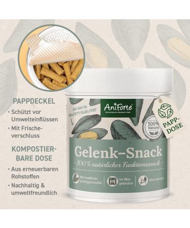 Aniforte Joint Snack for Dogs 300g - Grain-Free Functional Treat with Green-Lipped Shell & High Chicken Content | Natural Joint Support - Buy Online on GoSupps.com