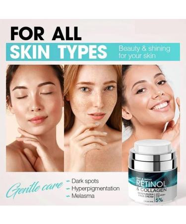 Advanced Retinol Collagen Cream Snail Collagen Firming Cream Advanced Retinol Moisturizer Anti-Wrinkle Cream Reducing Fine Lines Firming and Lifting Cream - Buy Online on GoSupps.com
