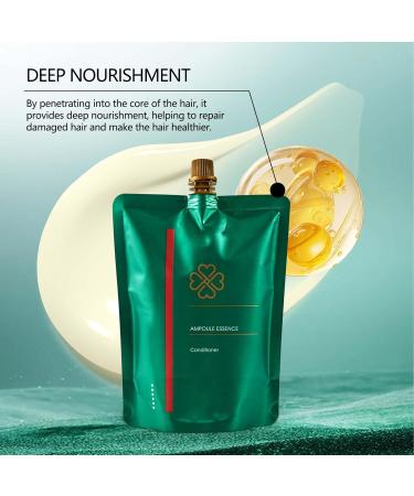 Amino Acid Moisturizing Repair Hair Care Conditioner 400ml Repairing Essence Hair Mask Conditioner for Damaged or Dull Hair Hydrating & Smoothing Conditioner Luxury nourishing hair protein cream (2PC) - Buy Online on GoSupps.com