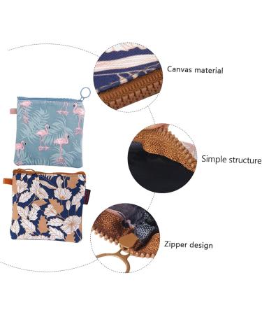 Heallily Sanitary Pads Storage Bag - 2PC Portable Menstruation Pad Holder & Travel Makeup Bag for Outdoors - Buy Online on GoSupps.com