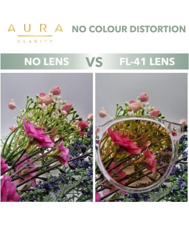 Aura Clarity Migraine Glasses - Blue Light Blocking FL-41 Shades for Men and Women - Buy Online on GoSupps.com