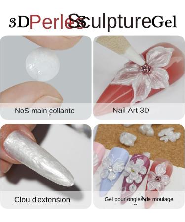  G n rique Solid Builder Gel - Non-Sticky Pearlescent 3D Nail Gel 5g | Stable Texture Easy to Shape | Durable Sculpting Gel for Creative Manicures Beginners Special Events Weddings - Buy Online on GoSupps.com