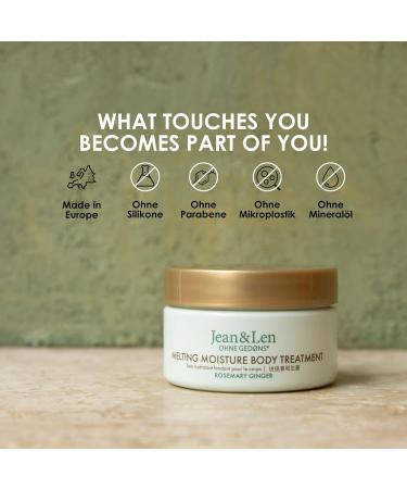 Jean & Len Melting Moisture Body Treatment Rosemary & Ginger | Nourishing Body Butter for Normal Skin | 50ml - Fragrant Care Solution - Buy Online on GoSupps.com