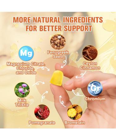 Femmetra GLP-1 Support Gummies Supports GLP-1 & AMPK Activation with Berberine HCl Akkermansia Probiotics Magnesium Turmeric & Milk Thistle Digestive Gut Energy & Metabolic Health 30 Days - Buy Online on GoSupps.com