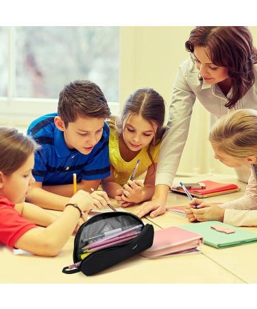 Black Gloppie Pencil Bag | Pen Case & Organizer for Office & School Supplies - Buy Online on GoSupps.com