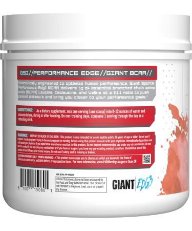 Buy Edge BCAA - 60 Servings (Fruit Punch) | Best International Shipping for Sports Supplements - Buy Online on GoSupps.com