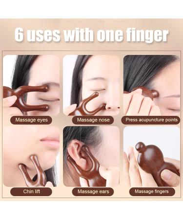 Sandalwood Meridian Comb Massager for Eyes Nose Ears & Neck Boost Blood Circulation | Premium International Shipping - Buy Online on GoSupps.com