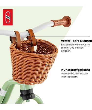 Buy Puky Chaos Container L - Black S Braided Bicycle Luggage Rack Basket for 16-18 Bikes | International Shipping - Buy Online on GoSupps.com