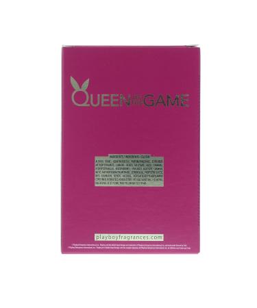 Playboy Queen Of The Game Eau de Toilette Spray for Women 3 Ounce Cedar Orange Vanilla 90 ml (Pack of 1) - Buy Online on GoSupps.com