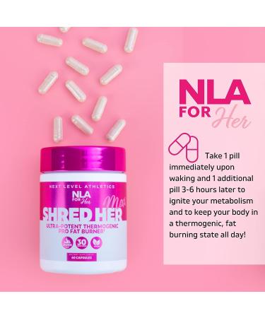 Shred Her Max (30 Servings) - Thermogenic for Women - Healthy Weight Management & Fat Loss | Metabolism Boost & Appetite Suppressant - Buy Online on GoSupps.com