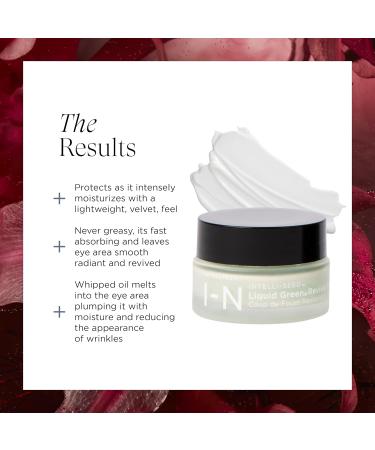 Intelligent Nutrients Liquid Green Revival Eye Whip - Vegan Eye Cream for Dry Skin Hydration Dark Circles & Puffiness - 0.5 Oz - Buy Online on GoSupps.com