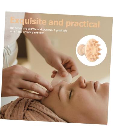 Buy BUIFULSIC Wooden Massage Comb - Scalp & Hair Massager for Relaxation - Ergonomic Beech Design for All Ages - Buy Online on GoSupps.com